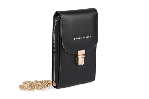 Geanta Kirby, Laura Ashley, piele ecologica, negru