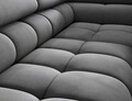 Coltar extensibil dreapta 5 locuri ELTAP, RT-06PA, Ferucce, 276x200x93 cm, lemn/poliester, gri inchis