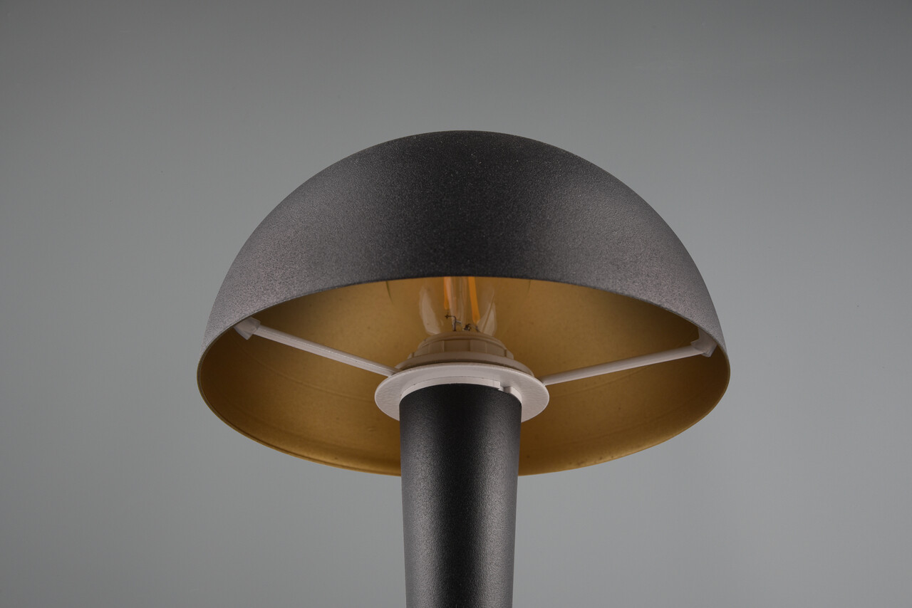 Lampa de masa Canaria, RL, 15x26.5 cm, 40W, 1x E14, metal, negru - 2 | YEO