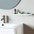 Polita depozitare pentru baie, Brabantia, MindSet, 42x8.6x4.4 cm, otel, Alb