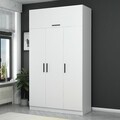 Dulap pentru haine, Minerva, Kale 235, 135x235x52 cm, PAL, Alb
