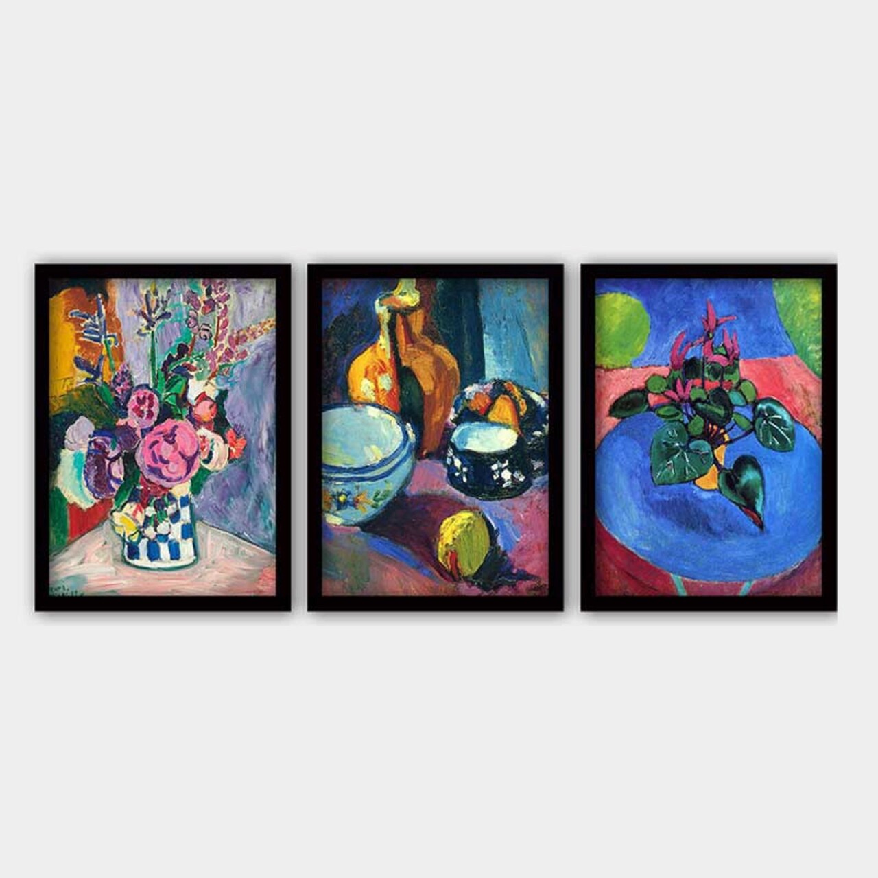 Set 3 tablouri decorative, 3SC_UN025540_5575, Polistiren, Multicolor - view 2
