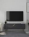 Comoda TV, Olivia, Retrolp5, Antracit / Aur