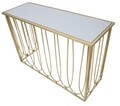 Consola Amelie, Mauro Ferretti, 120x43x80 cm, fier, auriu