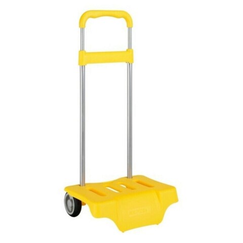 Troler pentru rucsac, safta, universal, 30 x 23 x 85 cm, otel/polipropilena, galben