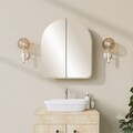 Dulap de baie, Neostill, Hope Cabinet, 12x45x50 cm, 100% CARTON DURO, Bej