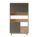 Dulap multifunctional, Locelso, RE7-SA, Stejar / Antracit