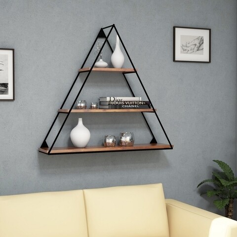 Raft pentru perete balki, puqa design, 70x20x90 cm, aluna