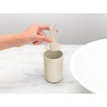 Suport periute si pasta de dinti, Brabantia, Soft Beige, 7.6x7.6x11 cm, polipropilena, bej