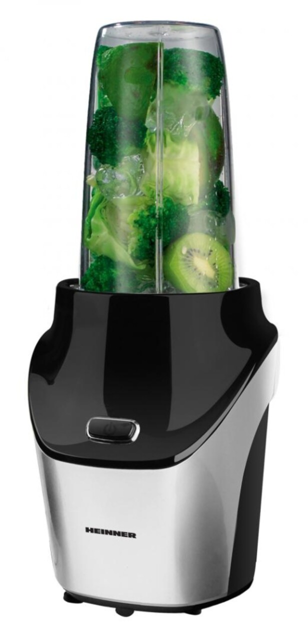 Blender sport Heinner, 1000W, 1L/0.45L, negru - 2 | YEO