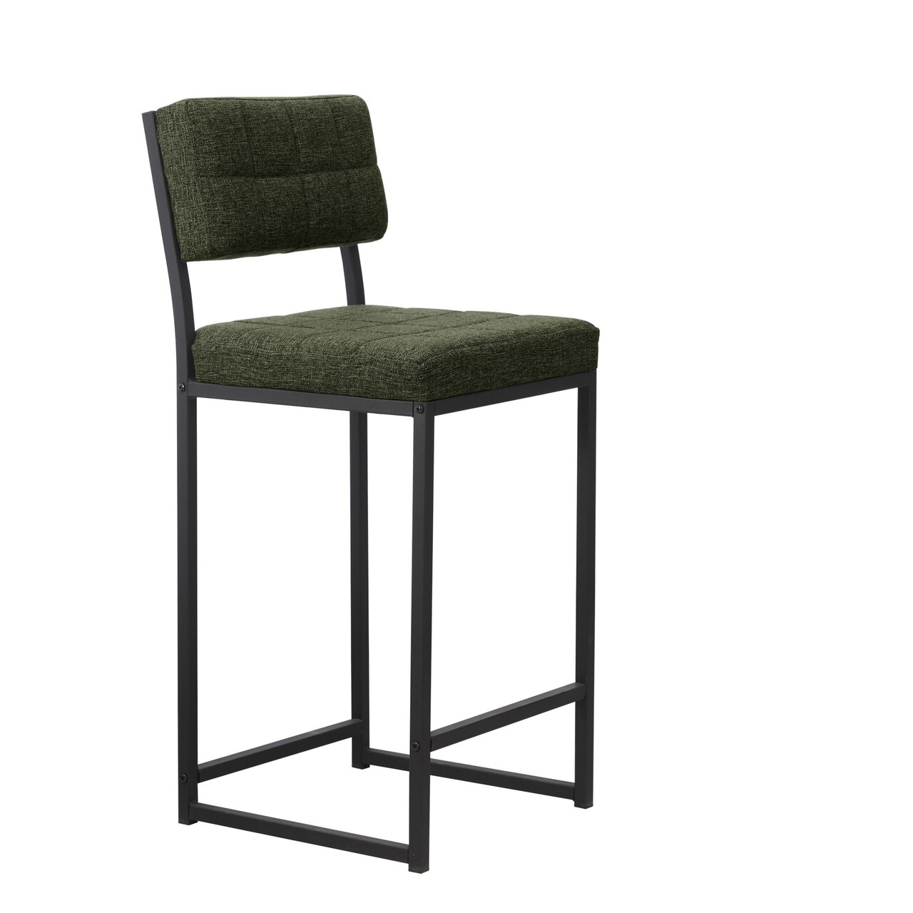 Scaun de bar, Hanah Home, Retro, 40x98x40 cm, Verde - imagine 5