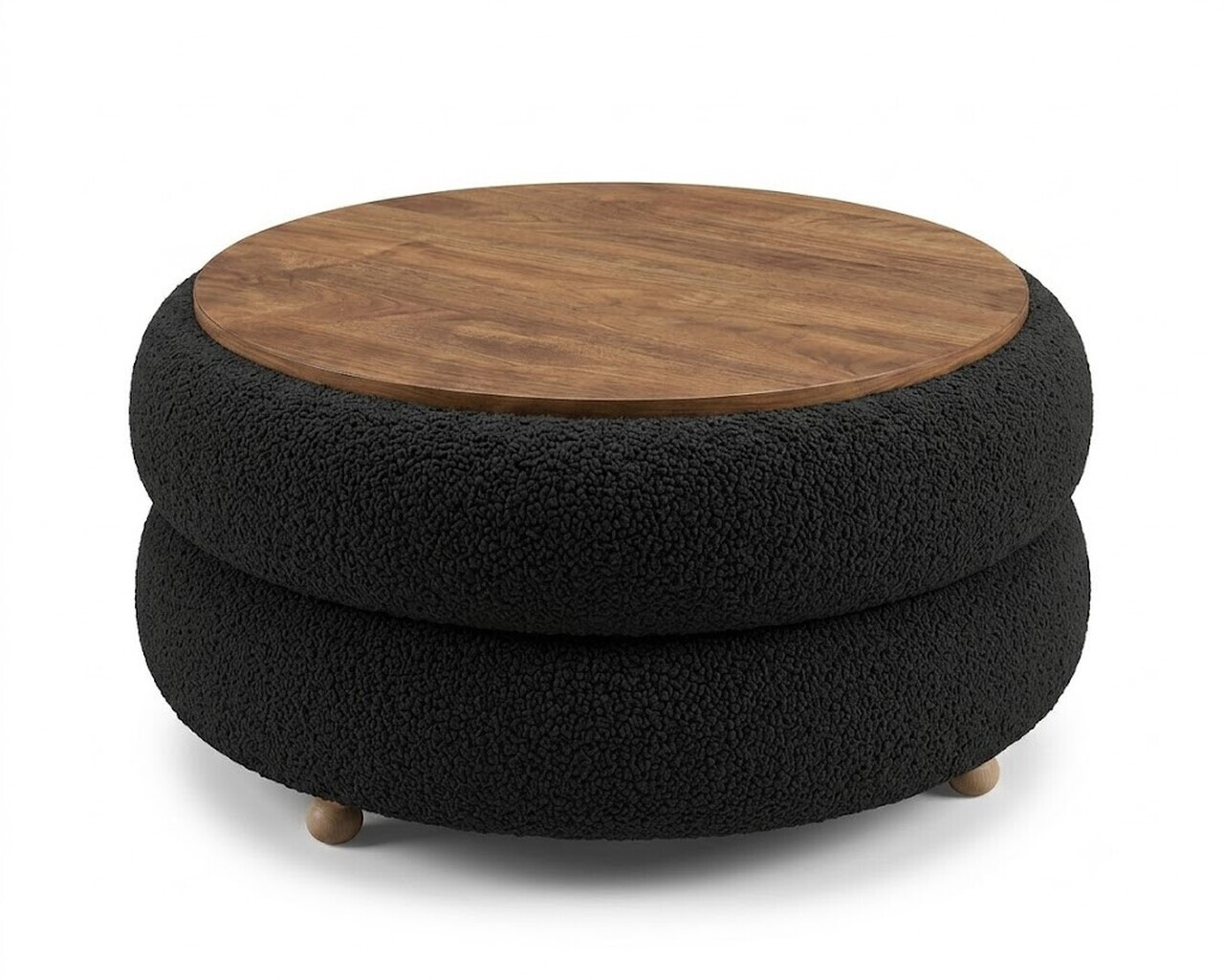 Masuta de cafea, Hanah Home, Venüs, Negru — imaginea 2