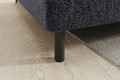 Coltar extensibil stanga 3 locuri ELTAP, LT-05AS, Barea, 208x160x100 cm, lemn/poliester, gri inchis