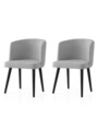 Set scaune 2 piese, Nmobb, Soft, Gri inchis