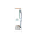Suport pentru haine, Brabantia, Linn Compact, 57x60.6x190 cm, otel, alb