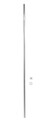 Bara extensibila pentru perdeaua de dus, Wenko, Chrome, 110 - 185 cm, 2 cm Ø, aluminiu, gri