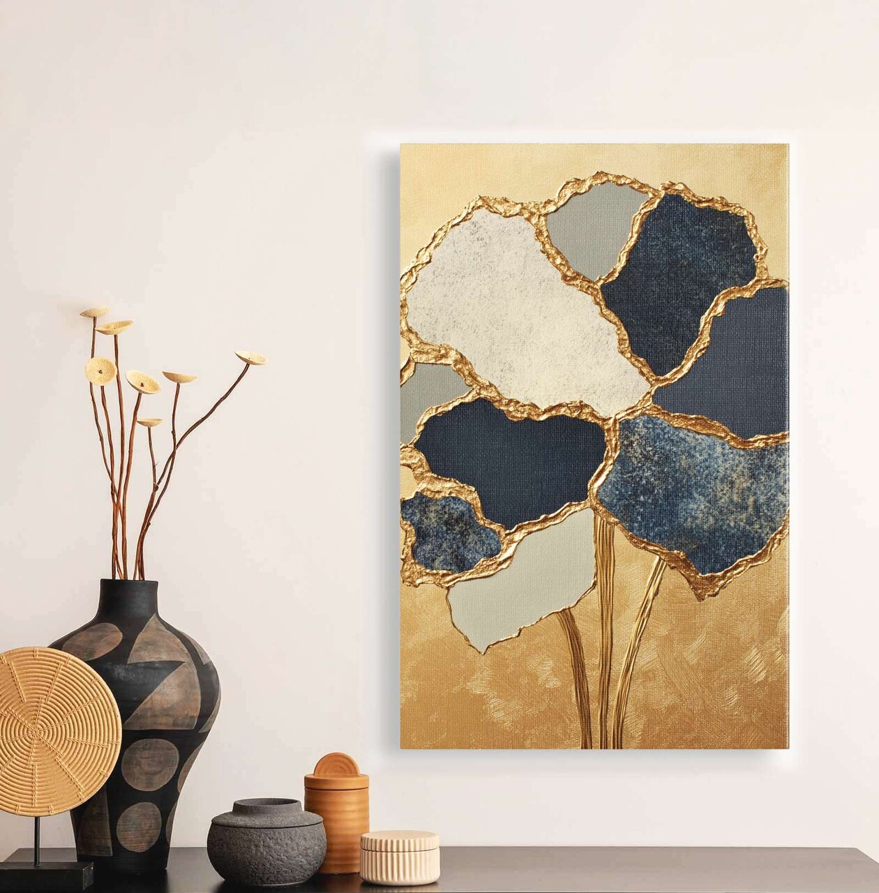 Tablou decorativ YNS-1016-70 x 100 Lemn Multicolor