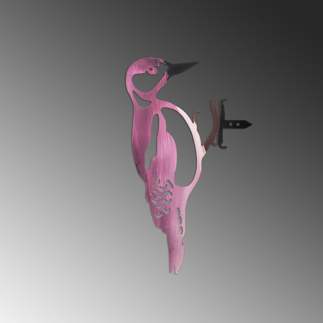 Obiect decorativ de grădină, Bird on the branch 21, 30x18 cm, Multicolor - imagine 5