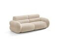 Canapea 3 locuri, Neo, Micadoni Home, 220x100x83 cm, tesatura Chenille, bej deschis