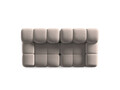 Canapea modulara 2 locuri, Bellis-51, Micadoni Home, 188x94x70 cm, catifea, cappuccino