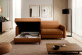 Coltar extensibil stanga 3 locuri ELTAP, LT-45MAN, Gomsi, 228x165x100 cm, lemn/poliester, mustar
