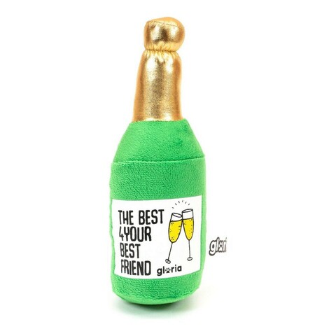 Jucarie de plus pentru caini Champagne, Gloria, 15 cm, poliester