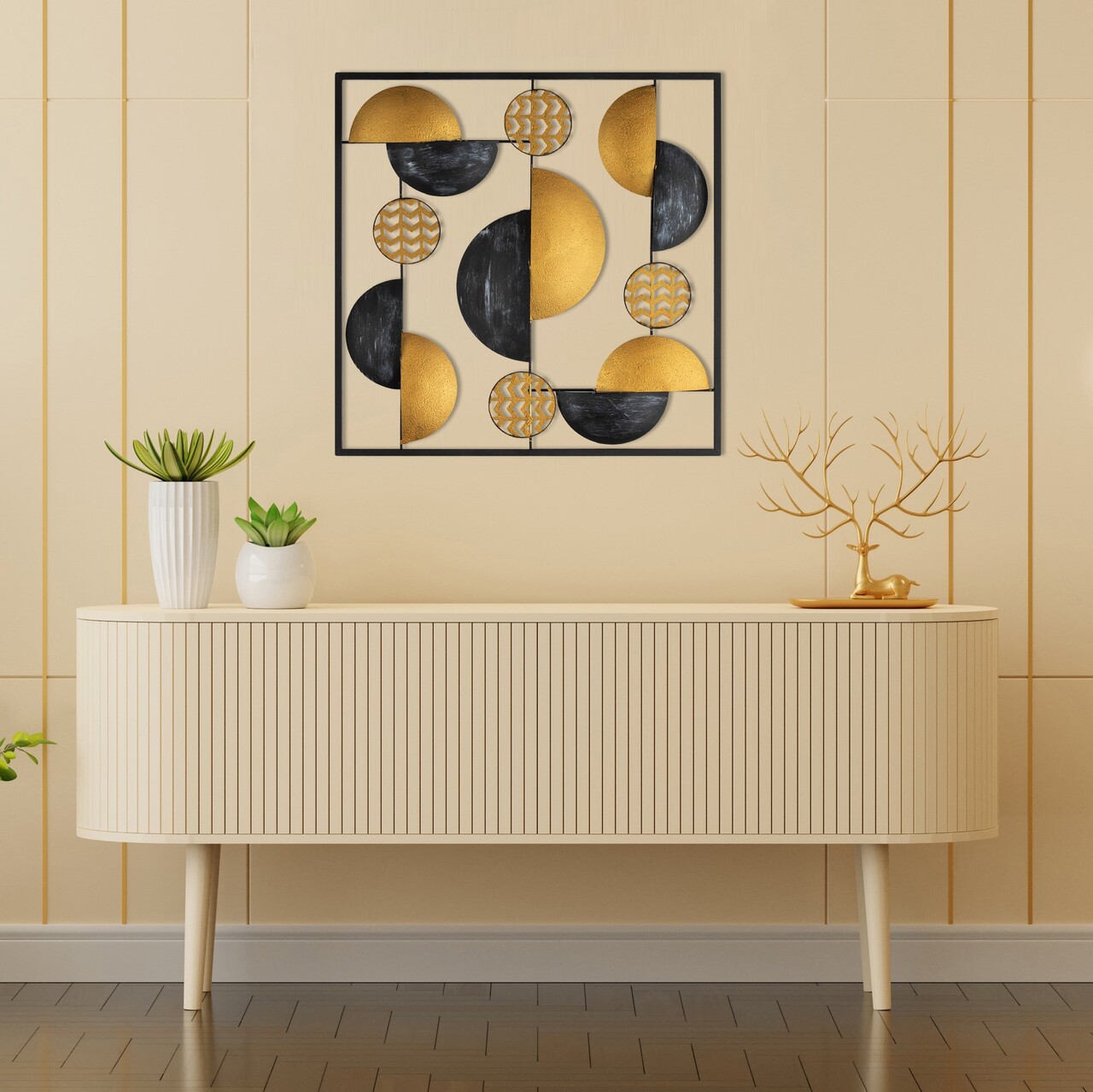 Decoratiune, Aurora, Dimensiuni: 55 x 5 x 55 cm, Multicolor - view 2