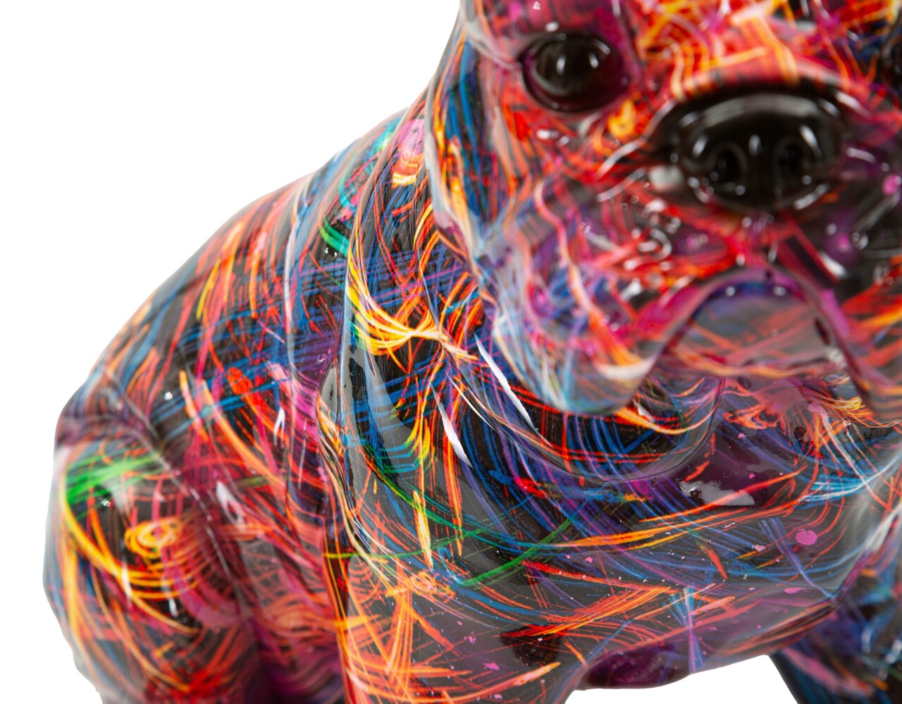 Decoratiune, Mauro Ferretti, Psyco, 21.5x15.5x21 cm, polirasina, multicolor - imagine 2