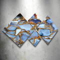 Set 4 tablouri decorative, 4MDF1096423562, MDF, Imprimat UV, Multicolor