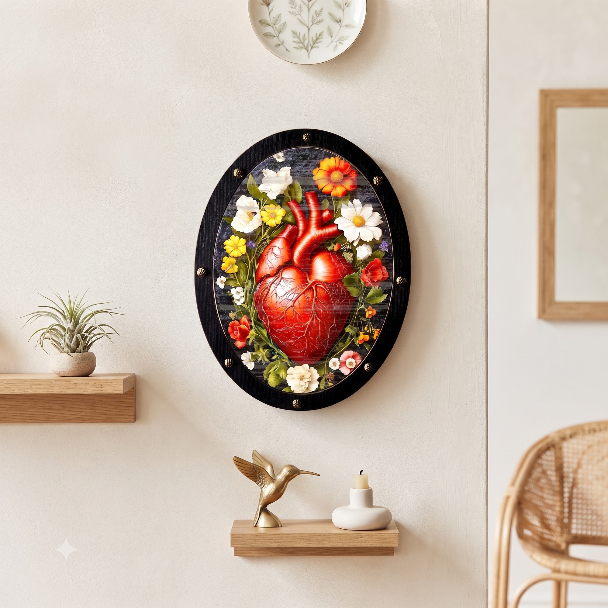 Decoratiune de perete, ALQ142-S, Imprimat UV, Multicolor