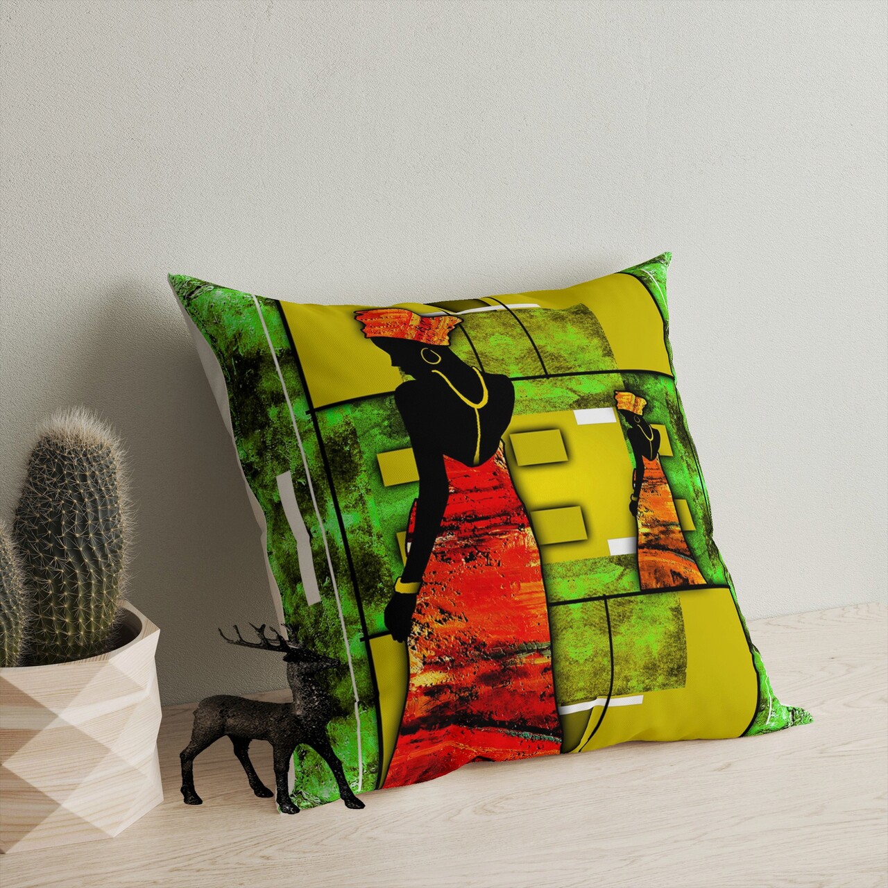 Perna, A11944, 43x43 cm, 50% bumbac / 50% poliester, Multicolor - 1 | YEO