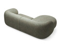 Coltar stanga 2 locuri, Kate, Micadoni, 255x176x76 cm, tesatura structurata, verde muschi melanj
