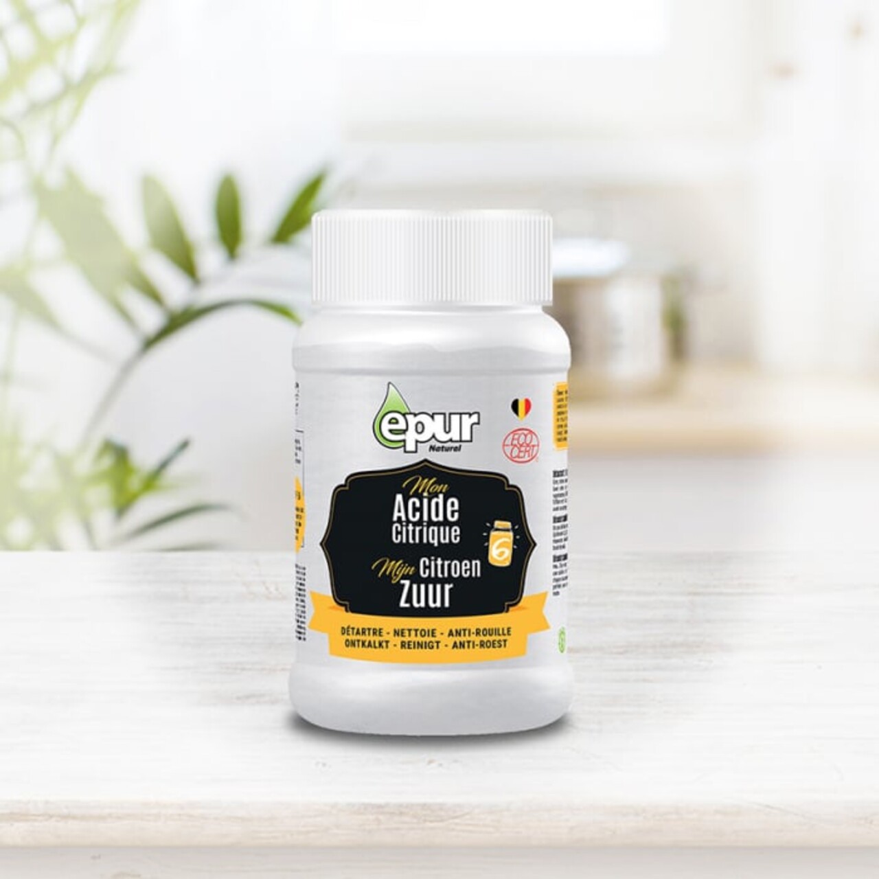 Acid citric pudra, pentru detartrare suprafete, cu efect anticalcar si antirugina, 480 g, Eco Confort - imagine 2