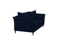 Canapea extensibila, Pivoine, Mazzini Sofas, 3 locuri, cu lada de depozitare, 245x95x98 cm, catifea, albastru regal
