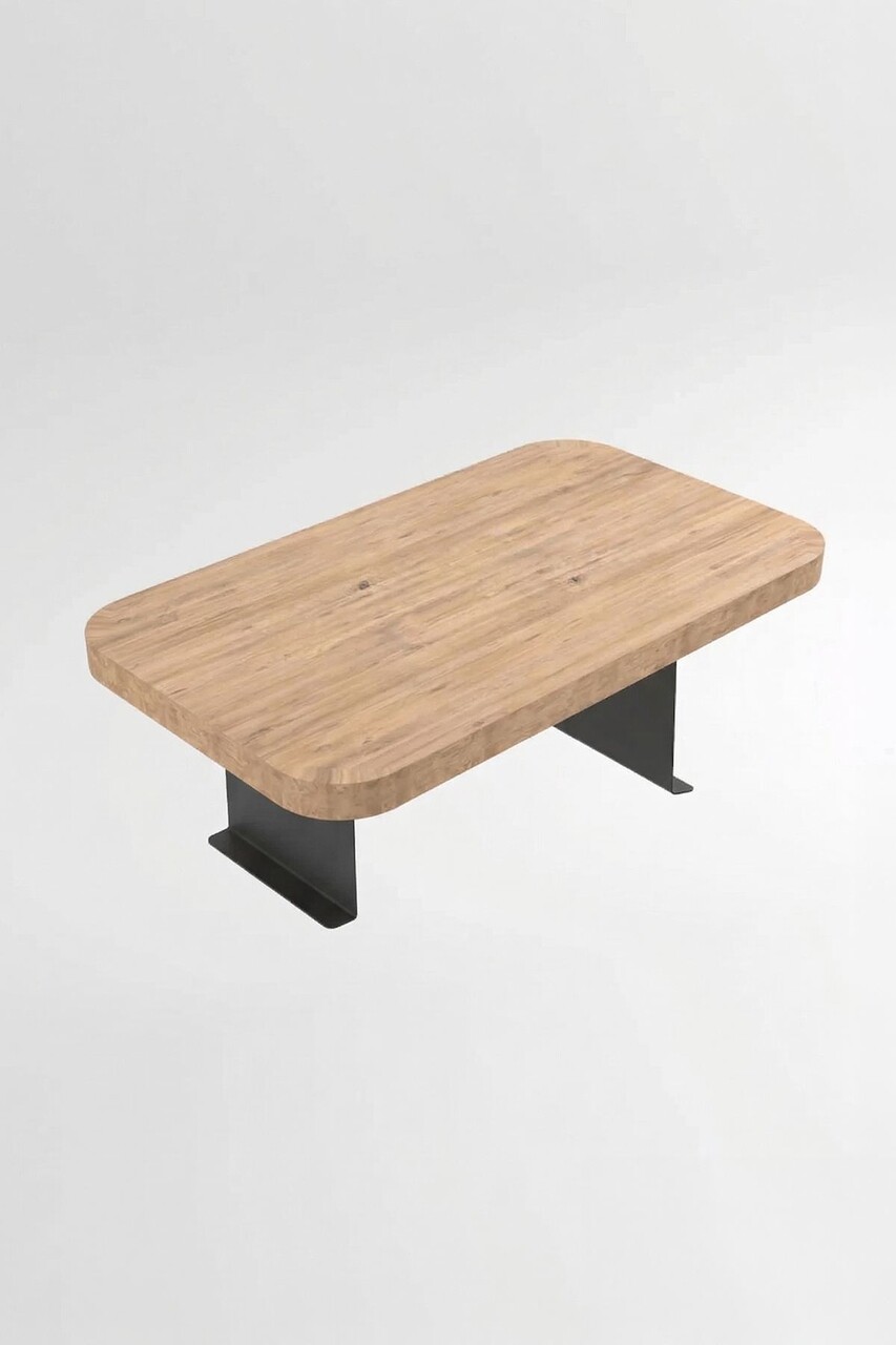Masuta pentru cotiera canapea, Hanah Home, Artmtksofa2, 32x10x32 cm, Stejar - view 4