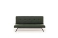 Canapea extensibila cu 3 locuri, Futon, 859FTN2902, Metal , Verde