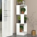 Suport pentru ghivece Levander, Talon, 35 x 35 x 120.4 cm, alb