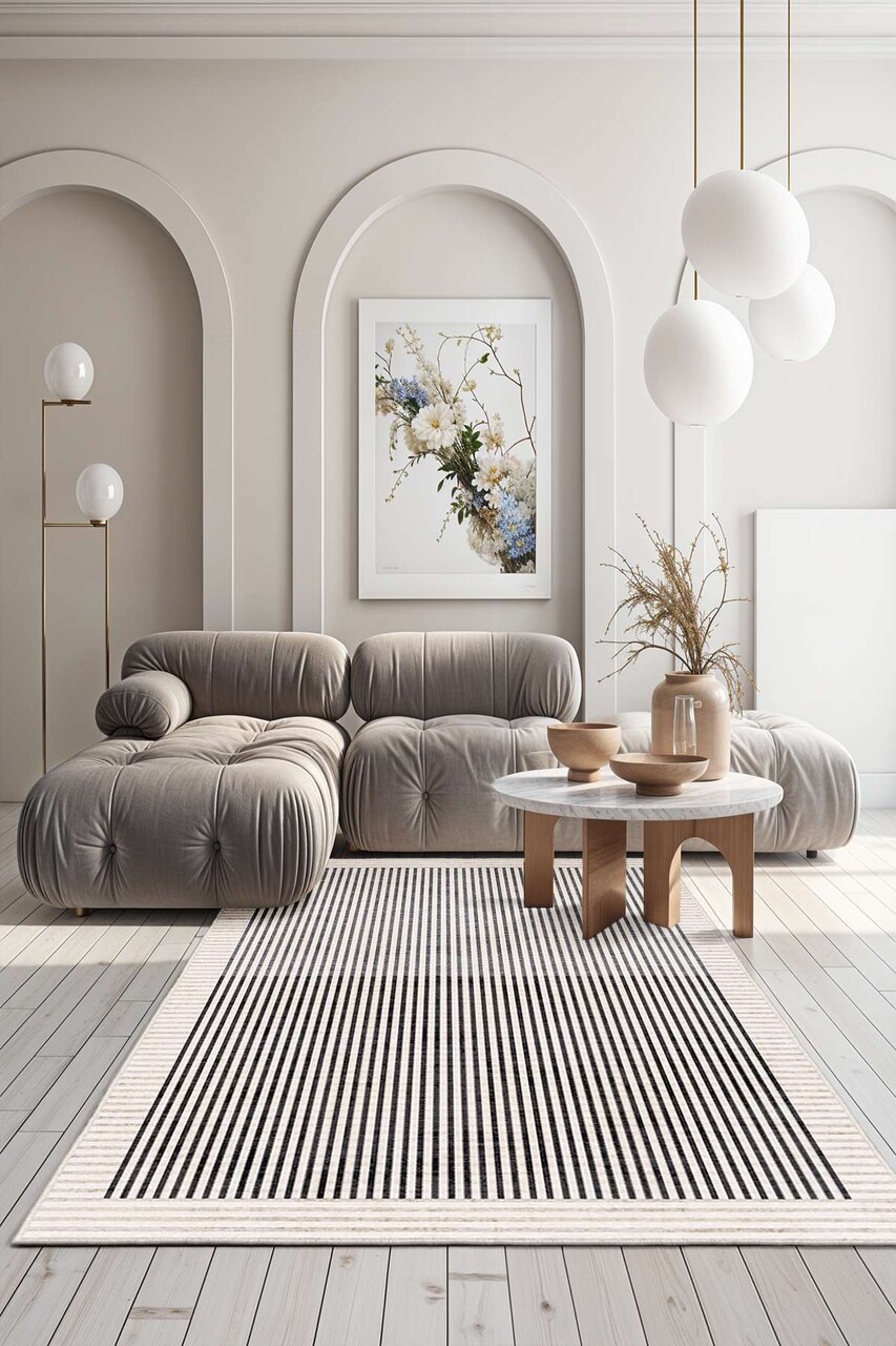 Covor (100 x 150), Sftkece012, 100x150 cm, Antracit - view 3