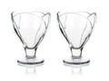 Set 2 cupe inghetata, forma lalea, Ice Ville, Pasabahce, 300 ml, sticla, transparent