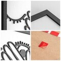 Tablou decorativ, Peekaboo, Dimensiune: 20 x 25 cm, Alb/Negru