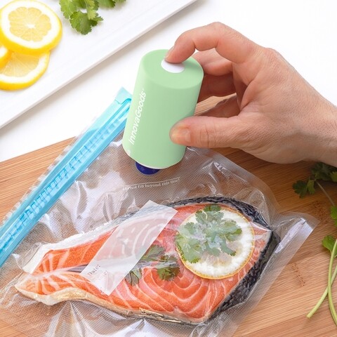 Aparat de vidat reincarcabil ever·fresh innovagoods, incarcare prin usb, 5 x 9 cm, abs