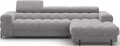 Coltar extensibil dreapta 3 locuri ELTAP, RT-04AU, Felro, 285x181x93 cm, lemn/poliester, gri