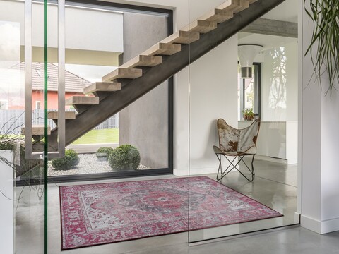 Covor, Persia Red 2, 140 x 200 cm, 100% poliester, multicolor