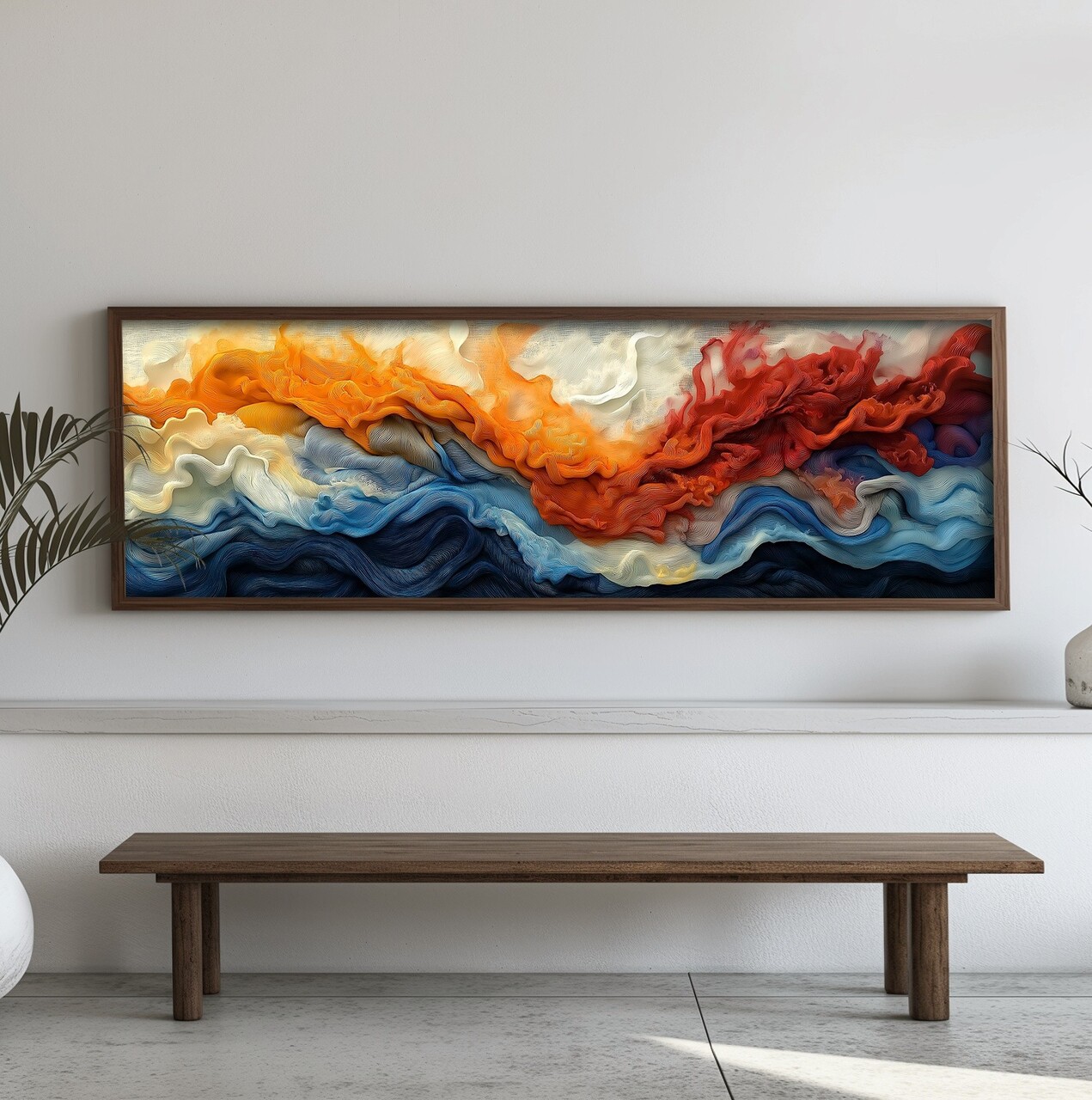 Tablou decorativ EMR052 Lemn Multicolor