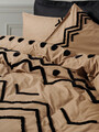 Lenjerie de pat dubla, Elio - Copper, Cotton Box, Bumbac Ranforce
