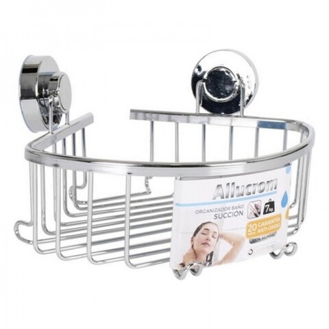 Polita de colt confortime, 22.5x22.5x11.5 cm, aluminiu