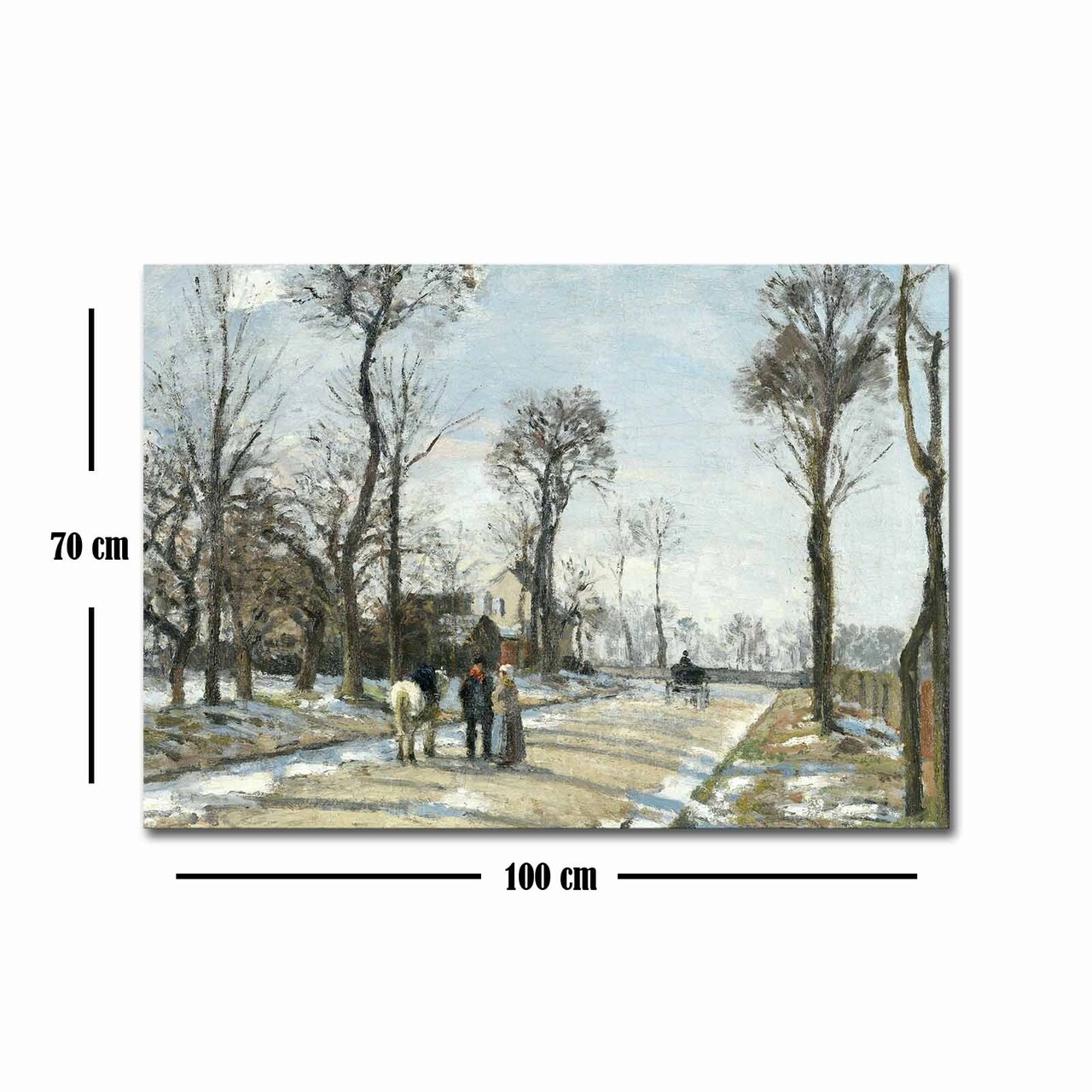 Tablou decorativ, 70100FAMOUSART-017, Canvas, 70 x 100 cm, Multicolor