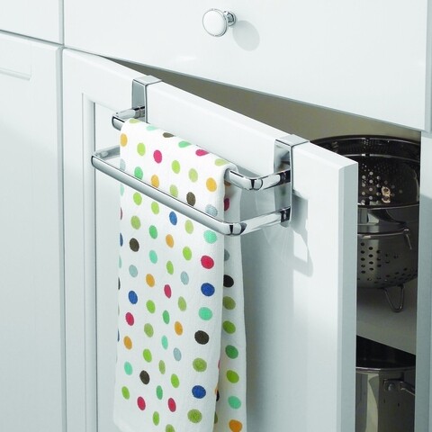 Suport de prosope pentru usa axis double, idesign, 23x9x8.2 cm, otel