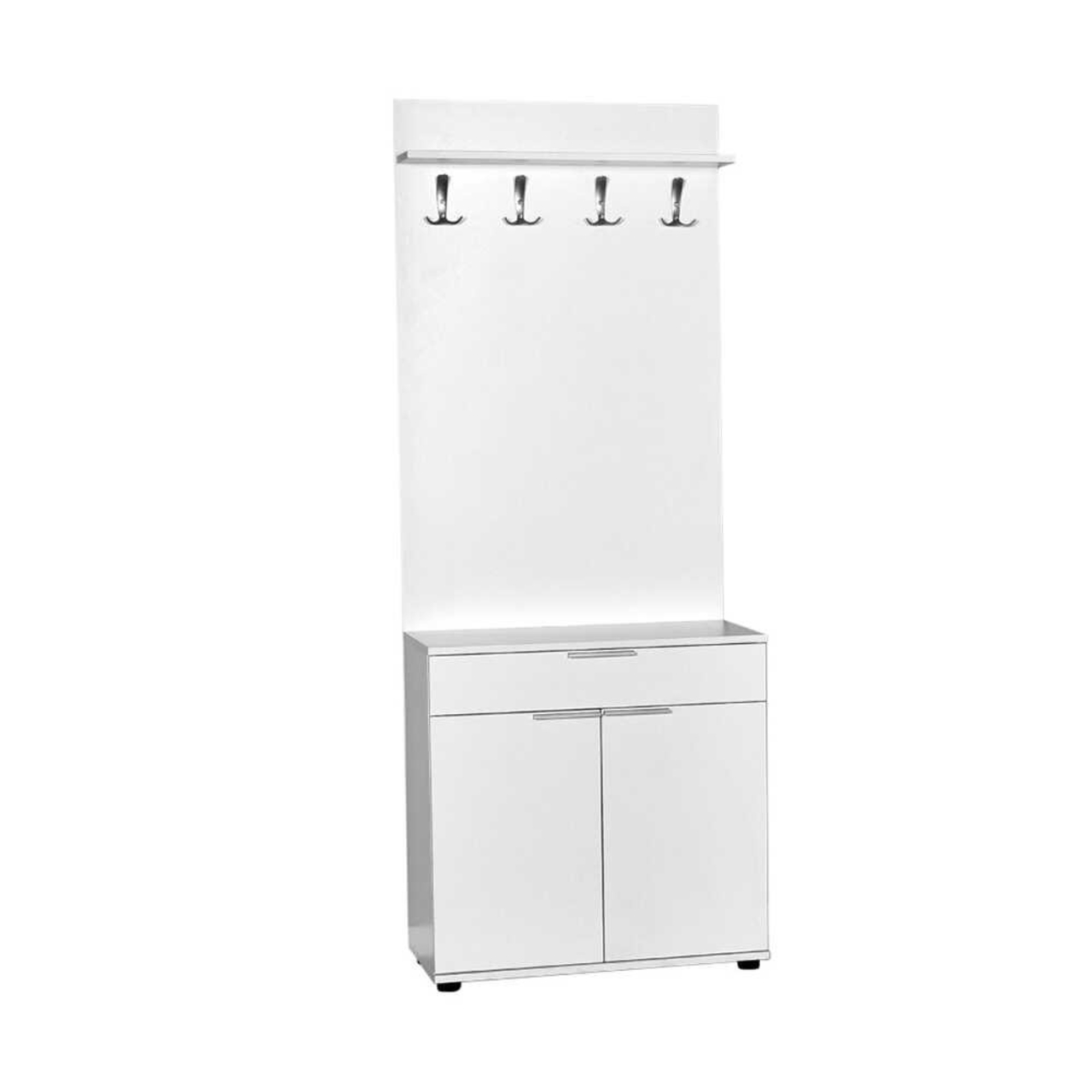 Cuier de perete, Hanah Home, Prt-521-Bb-1, 73x187x36 cm, Alb - view 5