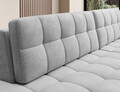 Coltar extensibil dreapta 3 locuri ELTAP, RT-84MO, Blezalt, 240x150x82 cm, lemn/poliester, gri deschis